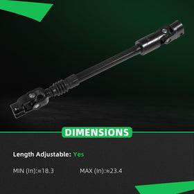 AUQDD spline detail highlighting precision fit to restore steering accuracy