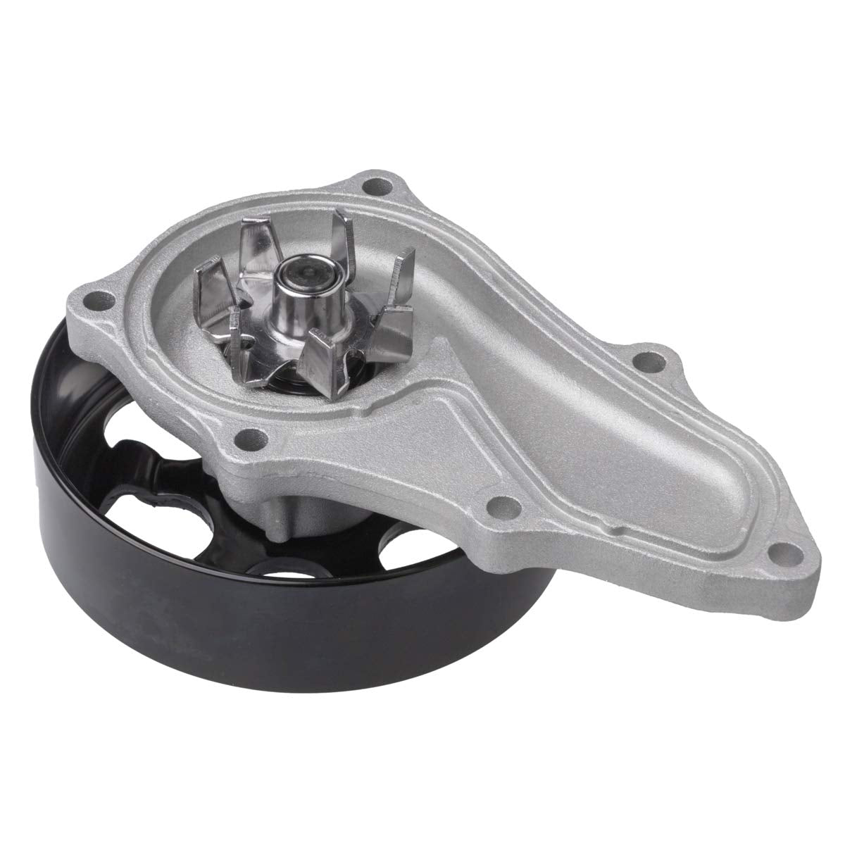 AUQDD pump side profile showing rugged flange for secure mounting and durability