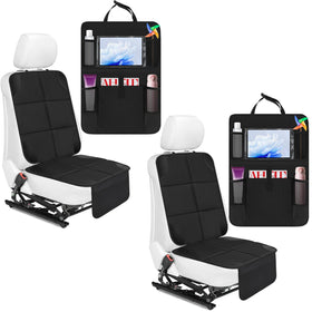 Aurelema protector set front view showing full coverage and storage pockets for tidy seats