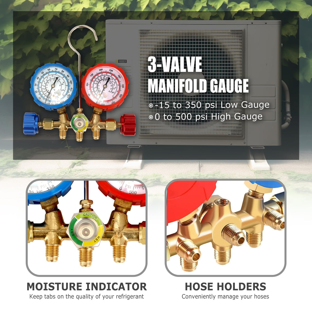AURELIO TECH five-foot hoses and quick couplers enabling extended reach