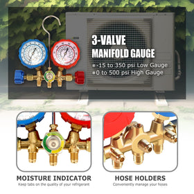 AURELIO TECH five-foot hoses and quick couplers enabling extended reach