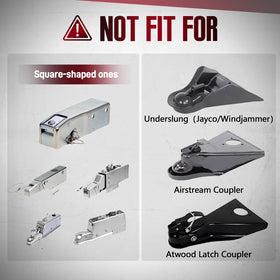 AUREOASIS three lock-head options red black silver for visibility or concealment