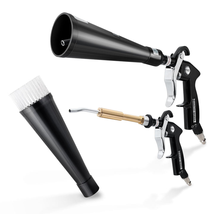 Aurorasters Tornado gun front view showing compact durable body and ergonomic handle