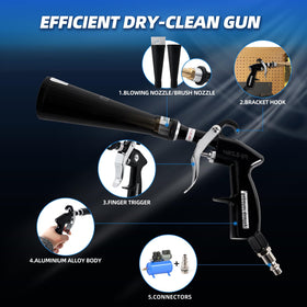 Aurorasters Tornado gun nozzle focused shot highlighting concentrated airflow performance