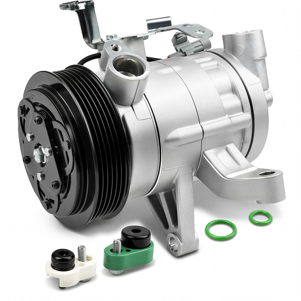 aurosant compressor front view showing complete assembly and reliable replacement benefit