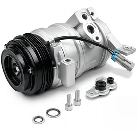 aurosant front assembly showing compressor face and improved cooling