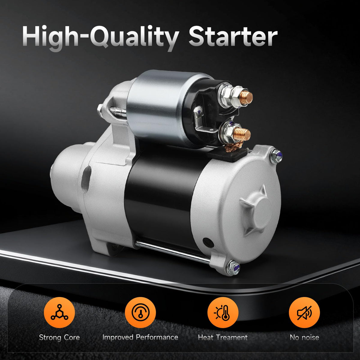 aurosant starter beside a tape measure showing compact size for easy storage and handling