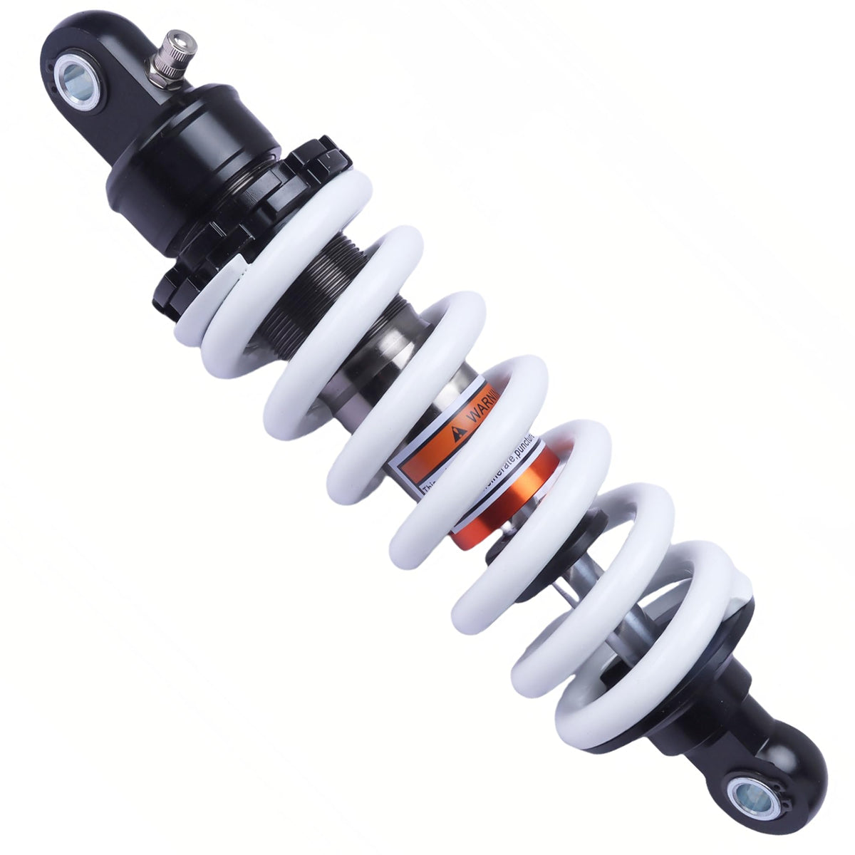 AuryngMD front view of rear shock showing bolt-on shape and ready-to-install benefit