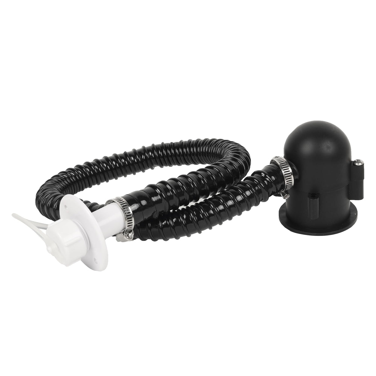 Aussio front packaging showing complete RV sink drain kit and quick benefits