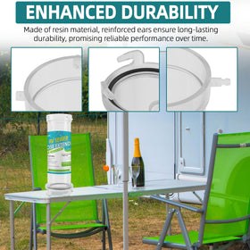 Aussio close-up of resin texture emphasizing durable, impact-resistant benefit
