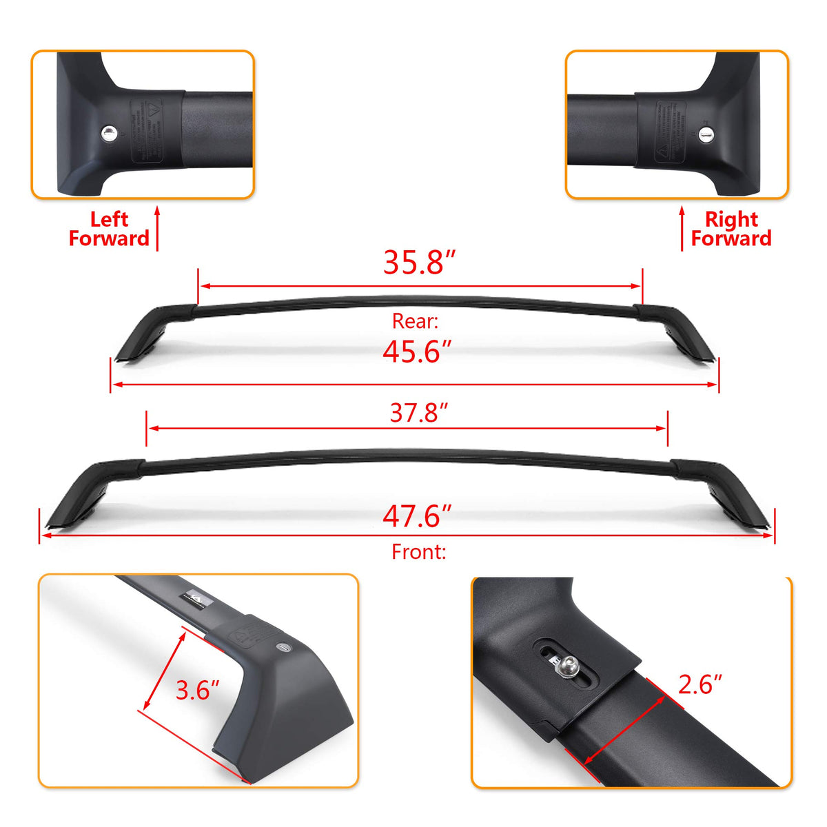 Autekcomma close-up of black powder-coated finish resisting rust and lasting outdoors