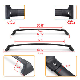 Autekcomma close-up of black powder-coated finish resisting rust and lasting outdoors