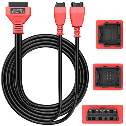 Autel 12+8 front connector showing dual pin fit and reliable connection