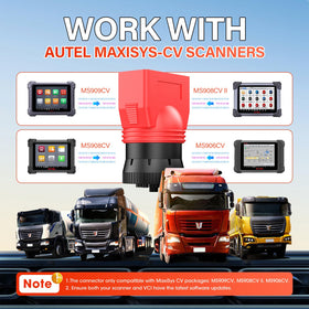 Autel adapter molded housing detail, durable construction for repeated use