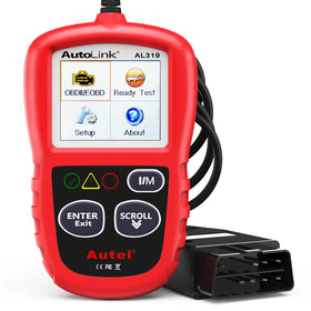 Autel AL319 front view showing buttons and housing for quick identification and easy handling