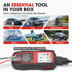 Autel AL539B AVOmeter closeup measuring voltage and continuity accurately