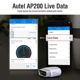 Autel AP200 connected under dashboard demonstrating fast vehicle hookup benefit