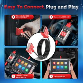 Autel cable coiled on workbench showing organized shop storage advantage