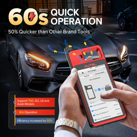 Autel KM100 displaying live engine data for rapid problem insight