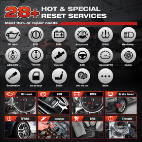 Autel MK808BT PRO with BT506 in battery test setup for starter and charging checks