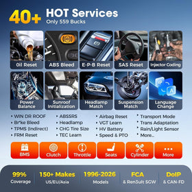 Autel MK900 screen running active test menu for faster fault isolation