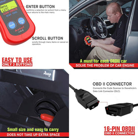 Autel MS300 held next to keys to show compact size and easy storage
