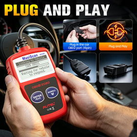 Autel MS309 plugged into vehicle OBD-II port enabling immediate code reads