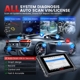 Autel MX900 OBD cable and adapters demonstrating versatile vehicle connection