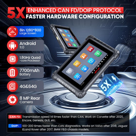 Autel MX900 printing pre and post scan report wirelessly for documentation