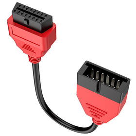 Autel front connector showing 12‑pin to 16‑pin layout and durable housing benefit