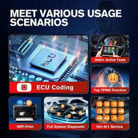 Autel cable jacket and strain relief demonstrating workshop durability
