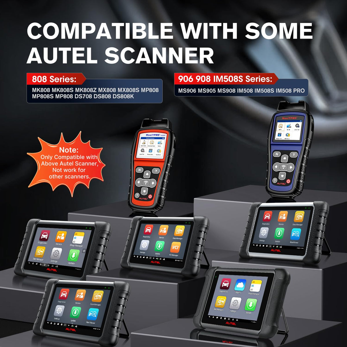 Autel vehicle end 16-pin OBDII plug delivering stable vehicle link