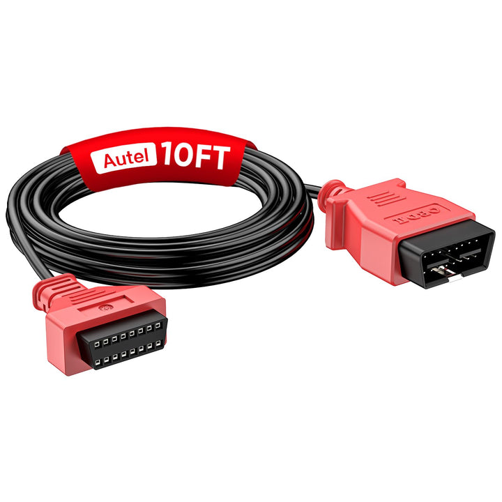 Autel front connector showing secure 16-pin fit and reliable connection