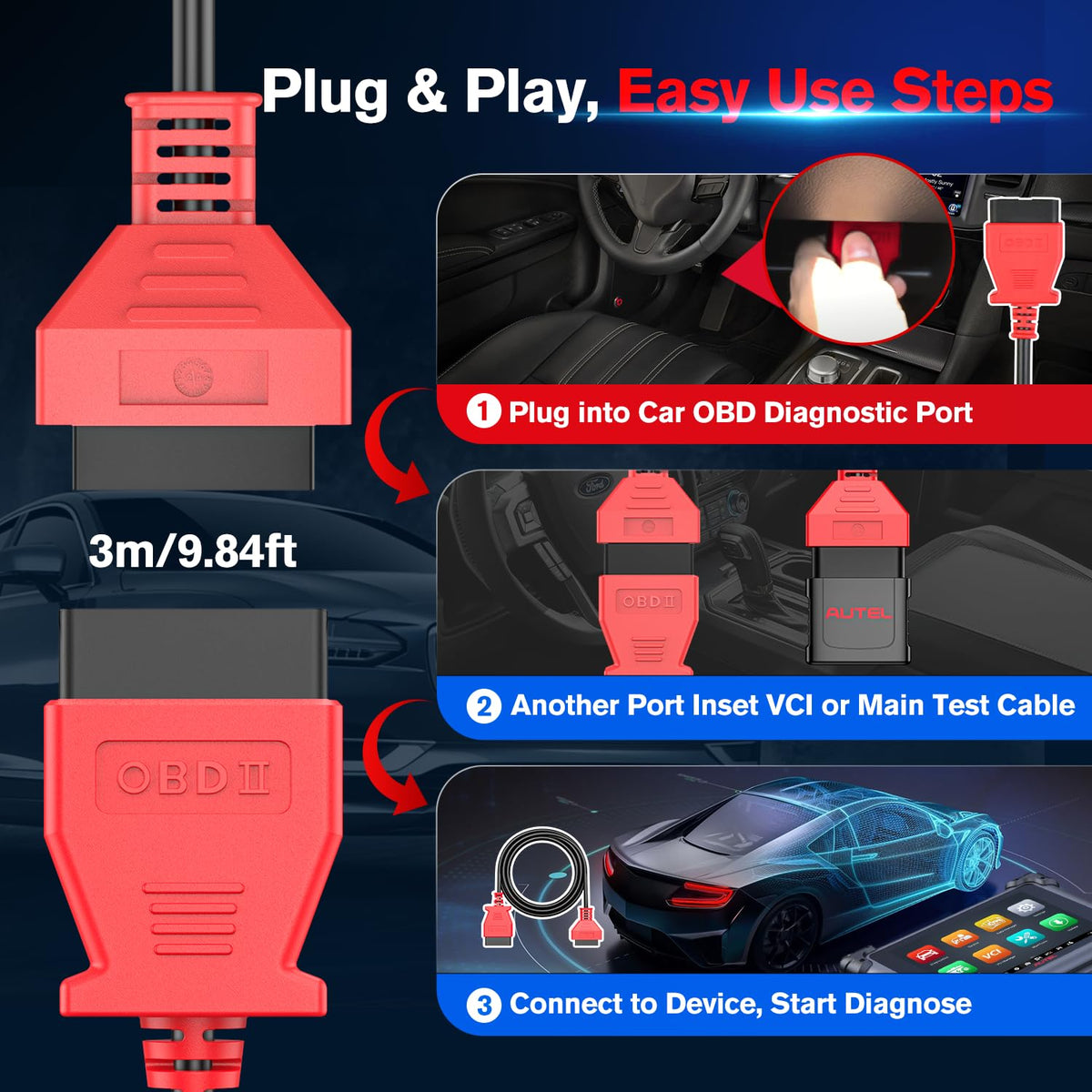 Autel used to hide a GPS tracker out of sight for discreet installation