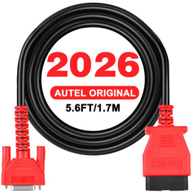 Autel front connector showing 15-pin plug and secure connection benefit