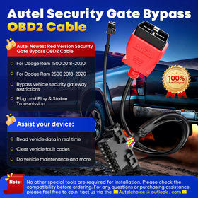 Autel female connector detail demonstrating stable scanner attachment benefit
