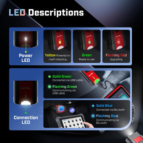 Autel V200 beside a credit card, showing compact size and workshop portability benefit