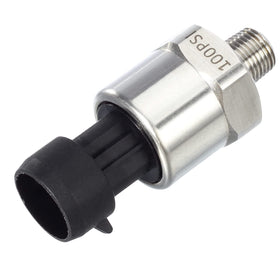 AUTEX front view of pressure transducer showing connector and mounting benefits