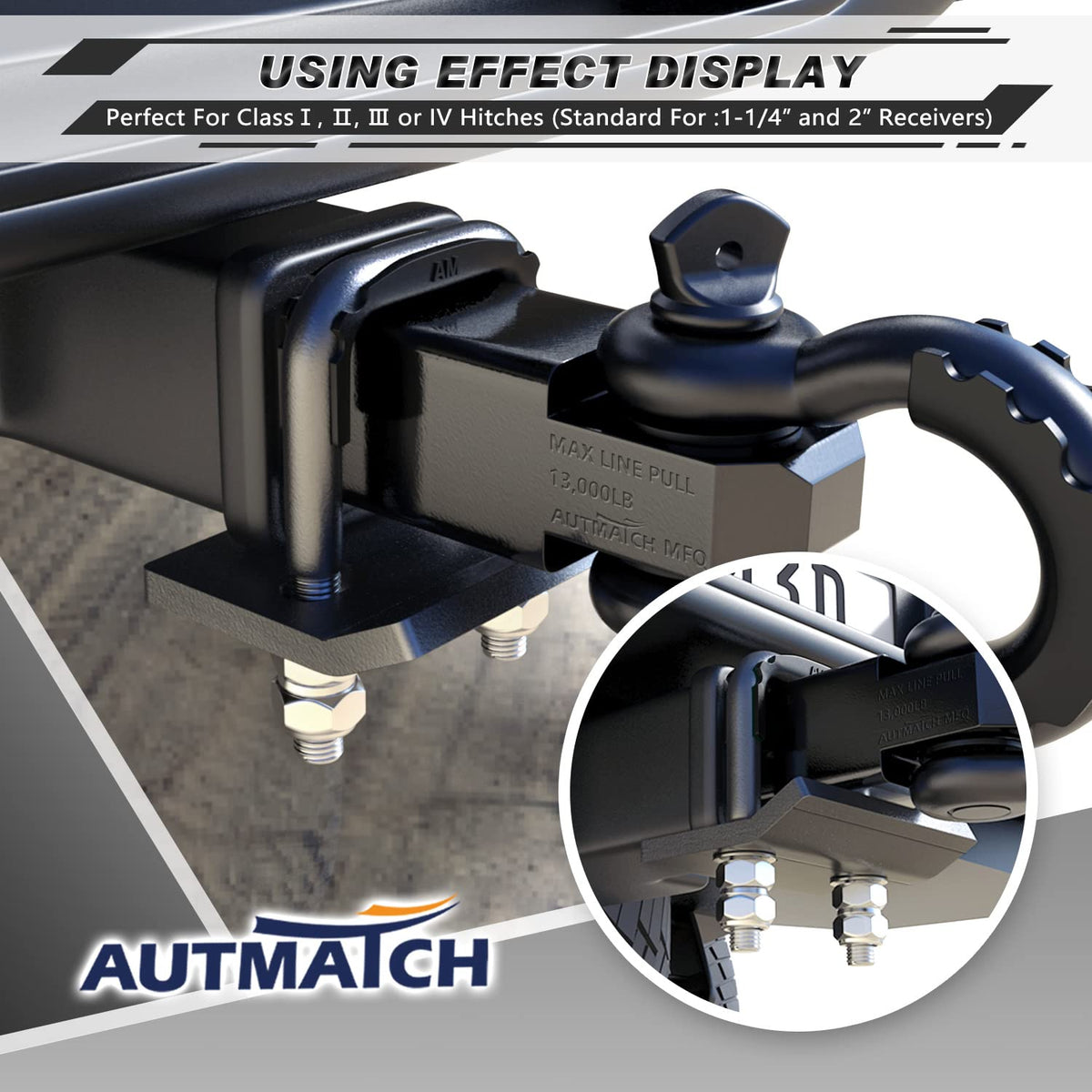 AUTMATCH packaging and warranty card showing included parts and support benefit