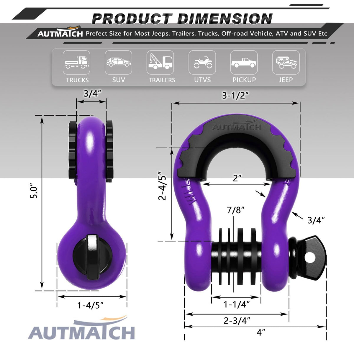 AUTMATCH rubber isolator close-up reducing rattles and protecting anchor points