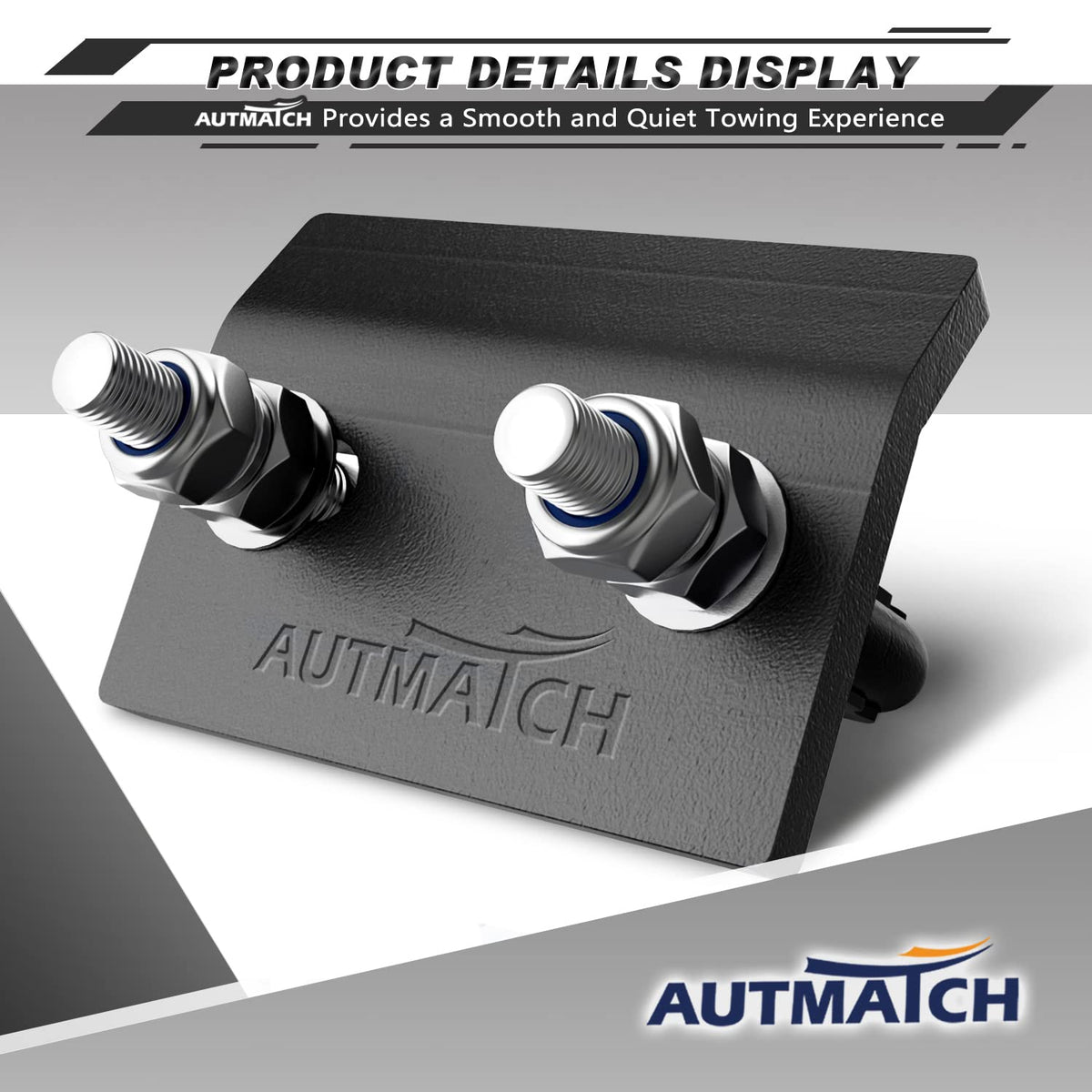 AUTMATCH U-bolt closeup highlighting solid construction and strong clamping benefit