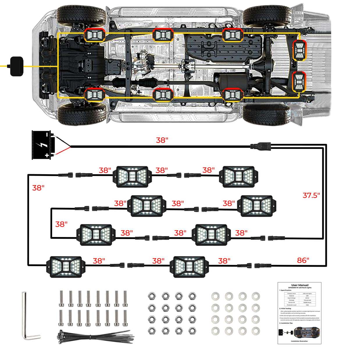 Auto Buero pod beside coin for size comparison aiding placement planning