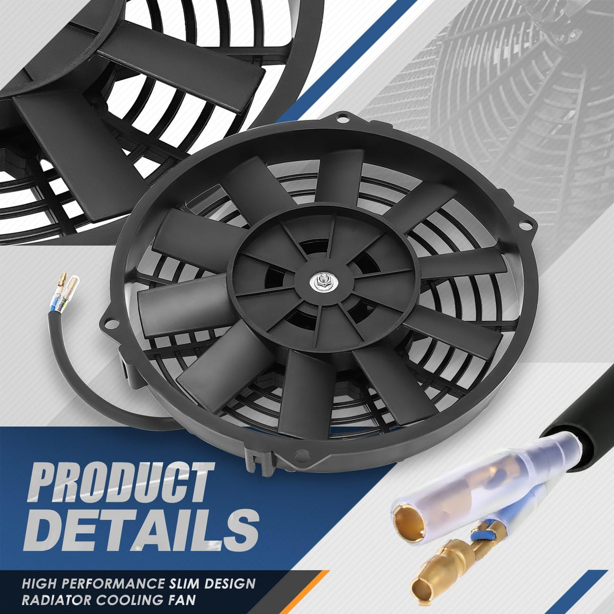 Auto Dynasty mounting tabs and zip-tie points showing easy installation advantage