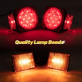 AUTO-GEKKO amber clearance light close-up improving side visibility and safety
