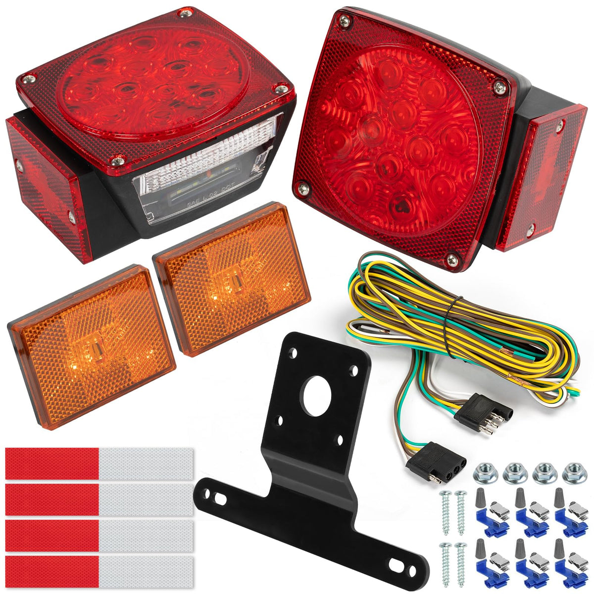 AUTO-GEKKO front assembly showing tail and turn function and dependable visibility