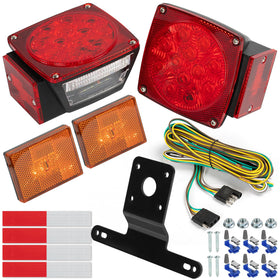 AUTO-GEKKO front assembly showing tail and turn function and dependable visibility