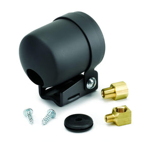 Auto Meter 2204 close-up of clamp detail showing secure hold and quick release benefit