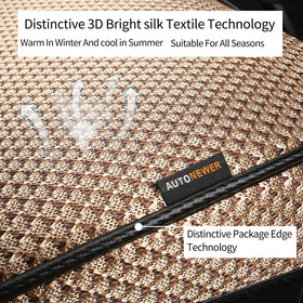 Auto Newer bright silk texture close-up showing breathable surface for comfort
