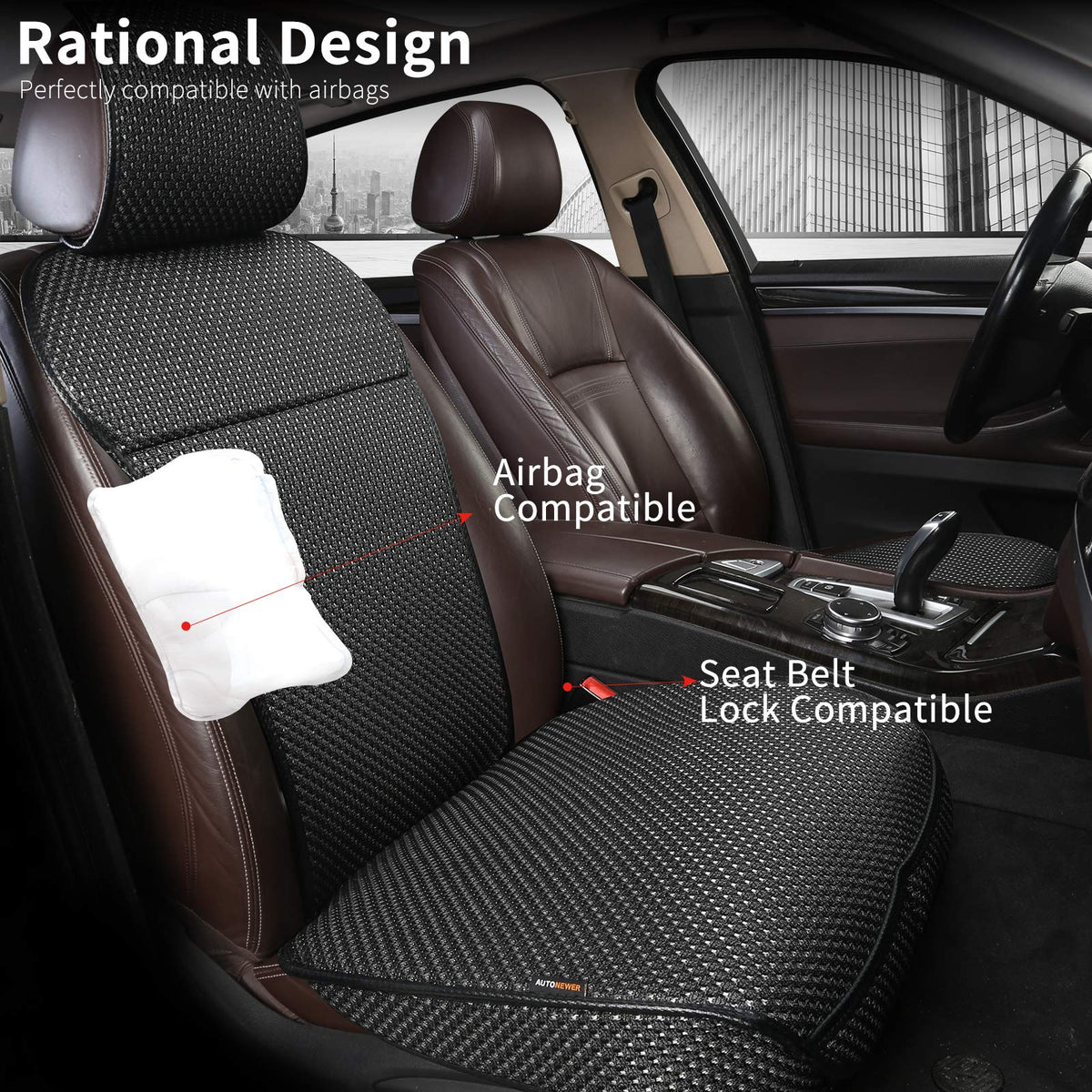Auto Newer lifestyle driver comfort scene showing improved seating comfort