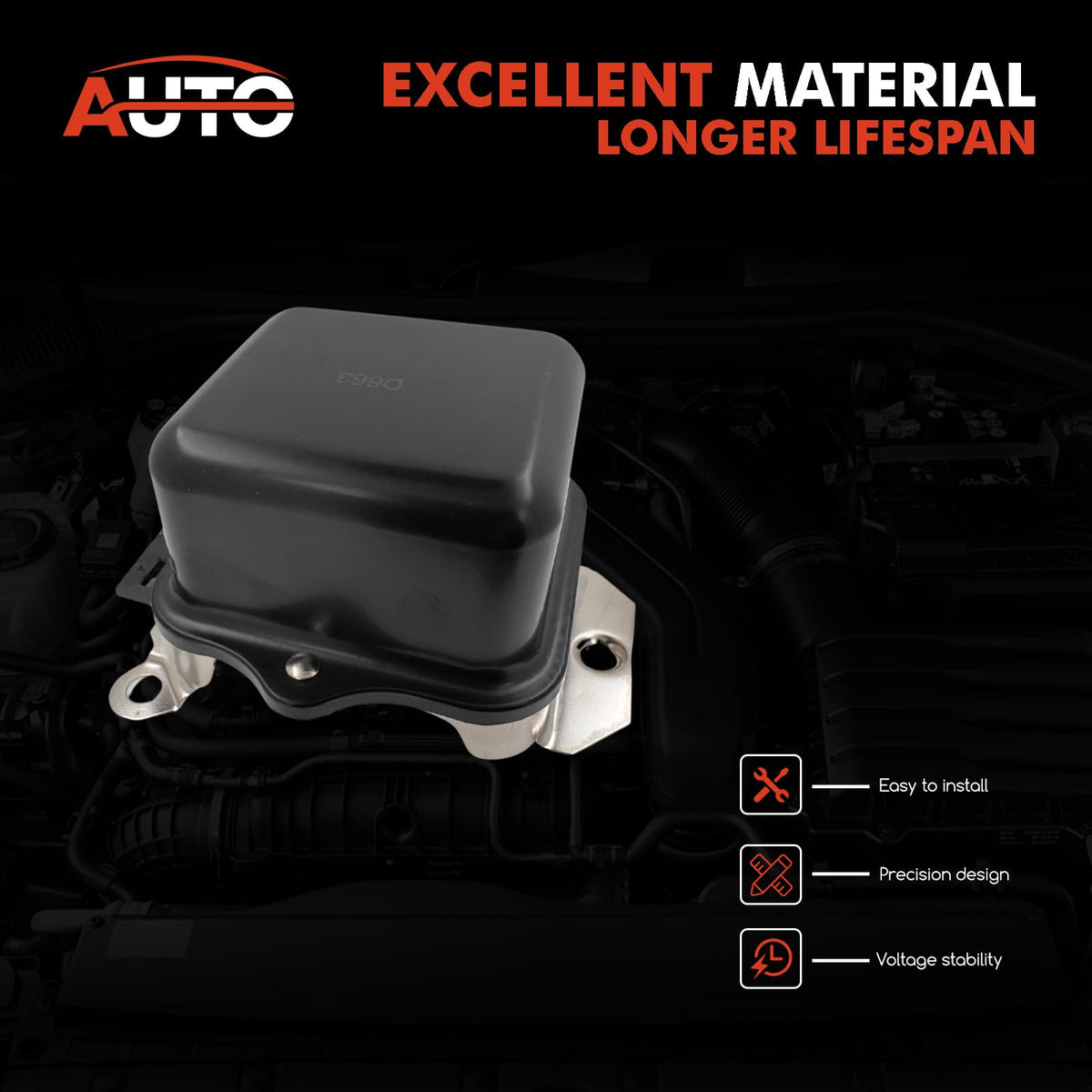 AUTO OCCASION label showing part number D663 for easy identification benefit